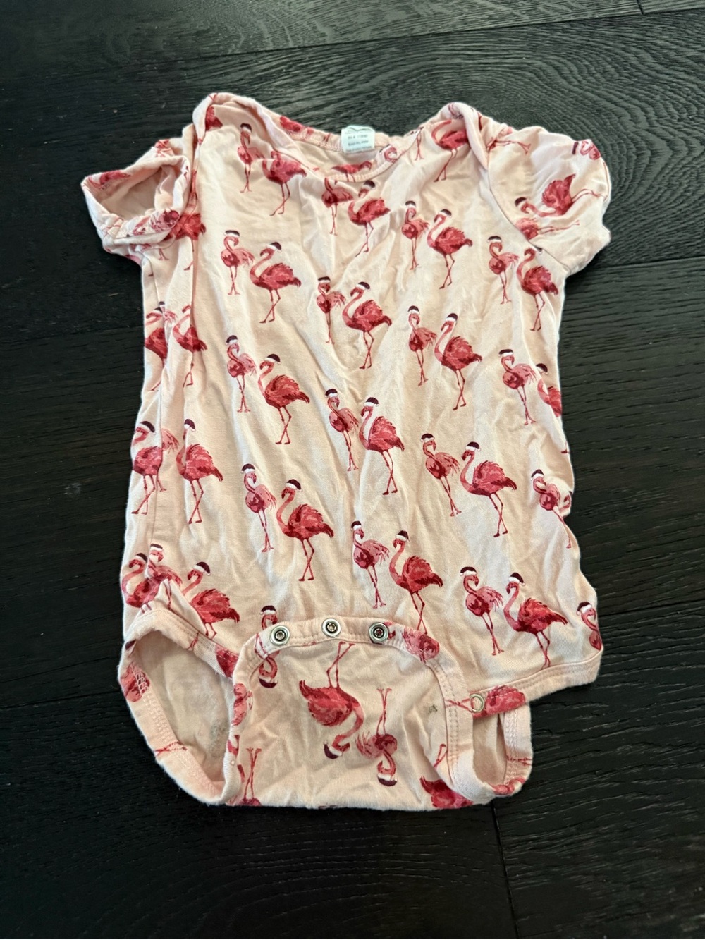 kate quinn Santa Flamingo Onesie